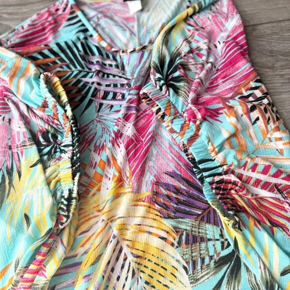 Cover Me Tropical Print Women's Swim Cover-Up - Picture 10 of 13
